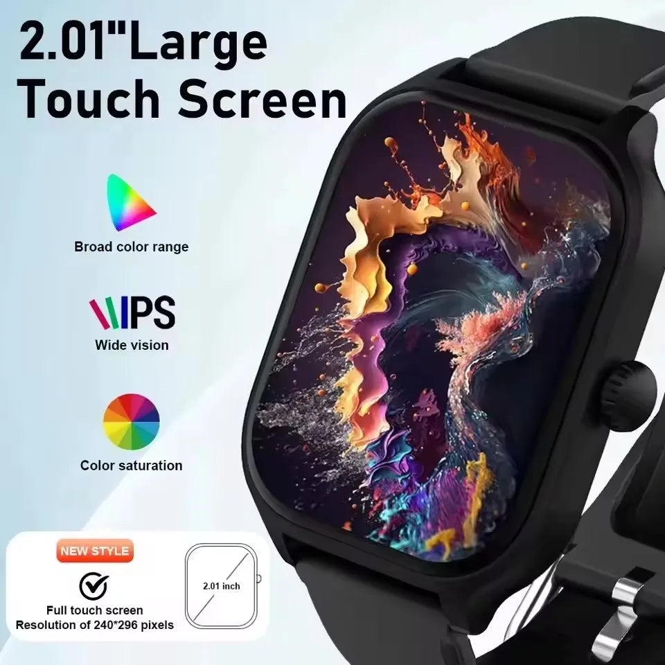 Ola Esporte – Montre ronde OLED 1,4 pouce avec appels Bluetooth