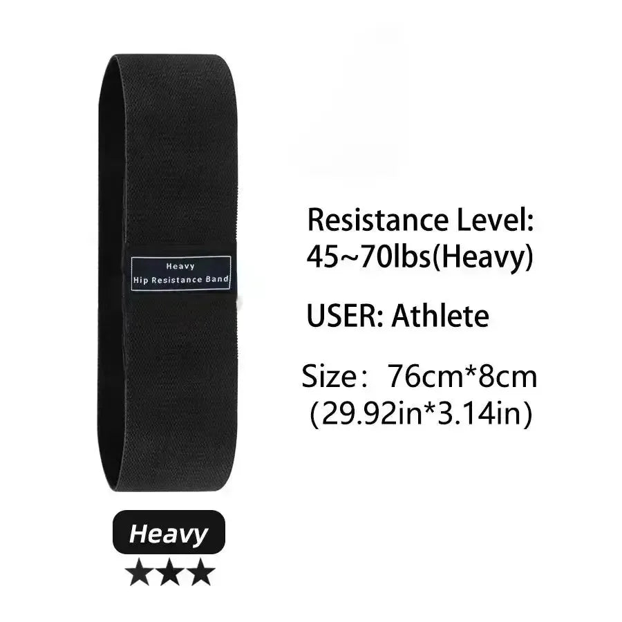 Bandes de résistance fitness en tissu – À l’unité ou lot de 3