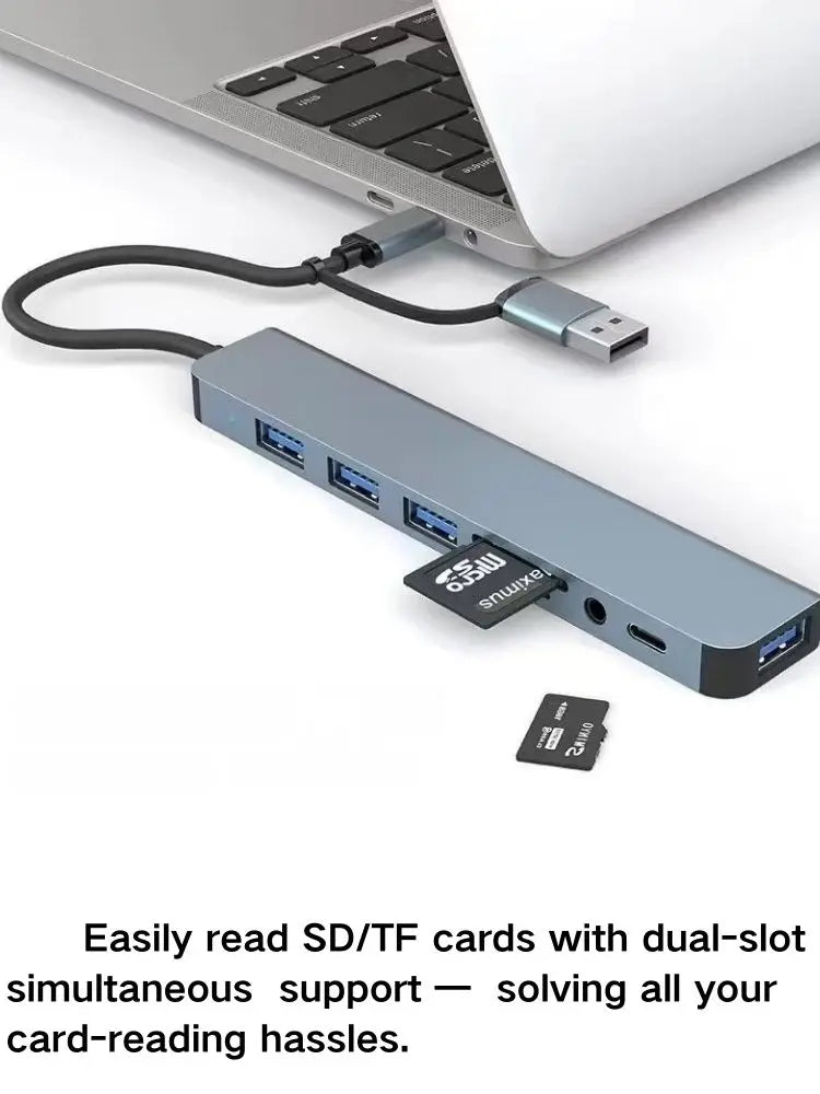 Hub USB-C – HDMI, USB et recharge selon la variante