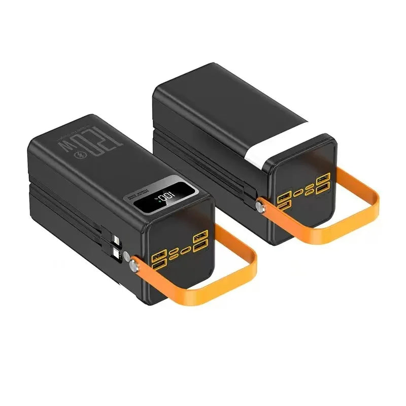NDNNAS – Batterie externe USB et USB-C avec éclairage LED annoncé