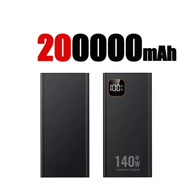 Batterie externe USB avec affichage numérique et lampe LED