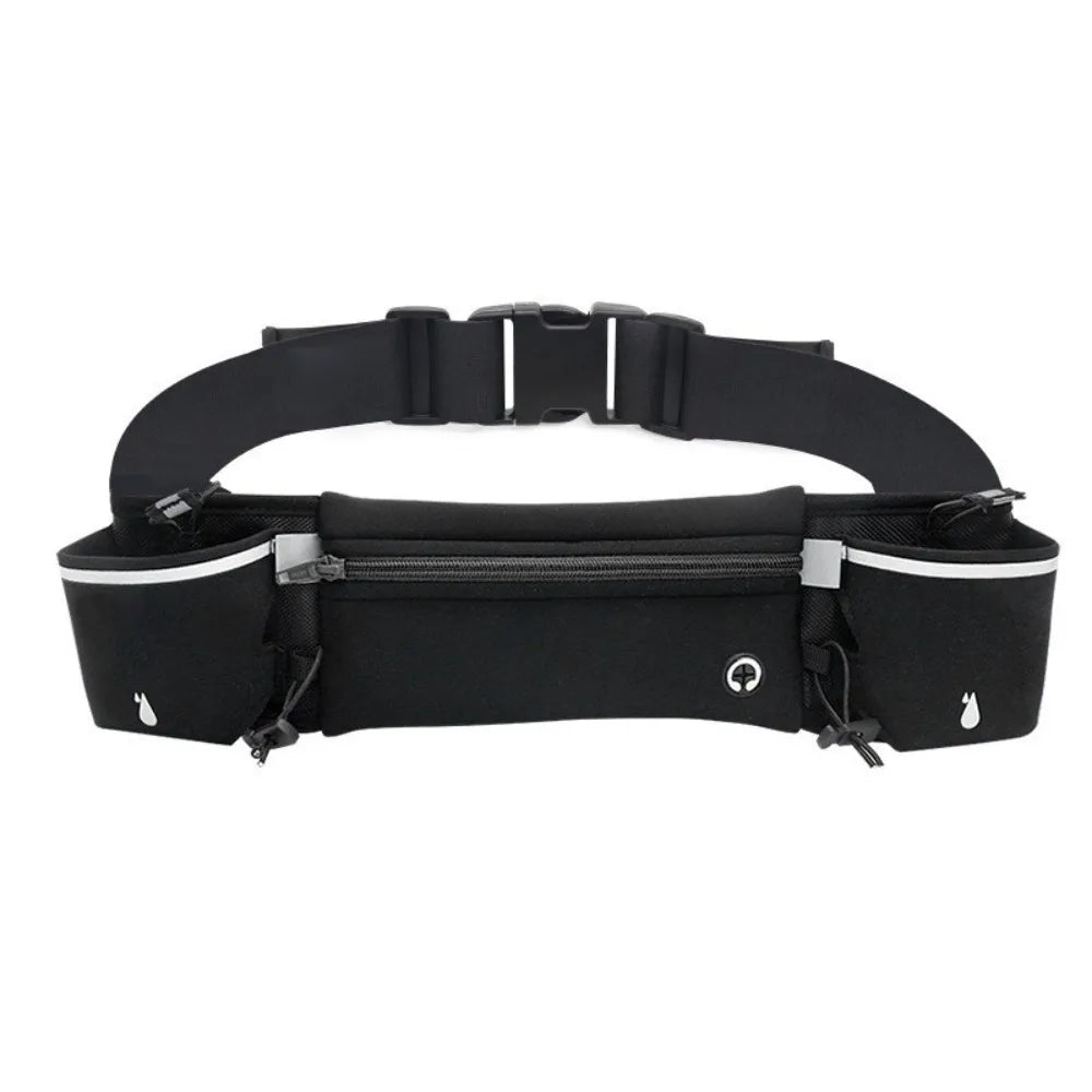 Ceinture de running sport avec rangement pour bouteille