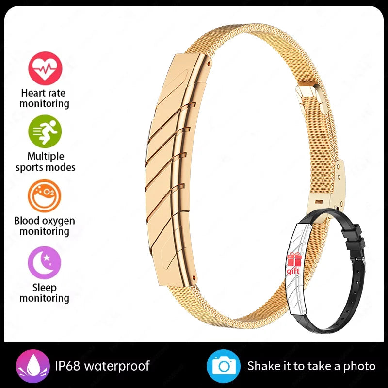 Paazomu – Bracelet connecté sport sans écran, finition au choix