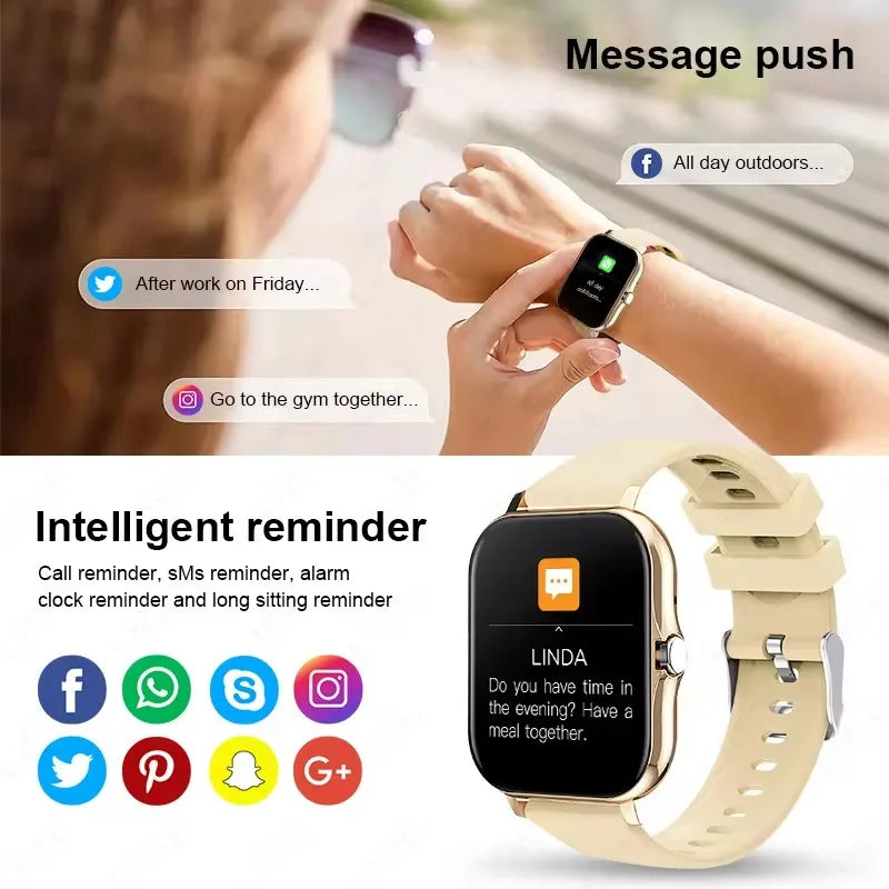 Ola Esporte – Montre connectée HryFine avec appels Bluetooth
