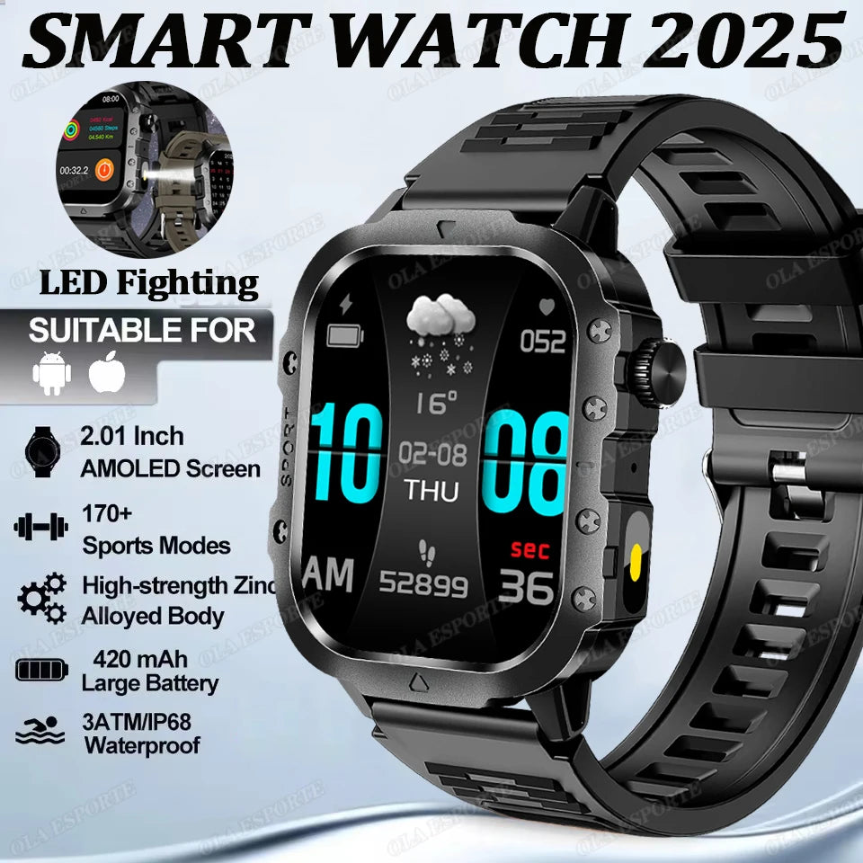 HW12 – Montre connectée sport avec écran tactile 2,01 pouces