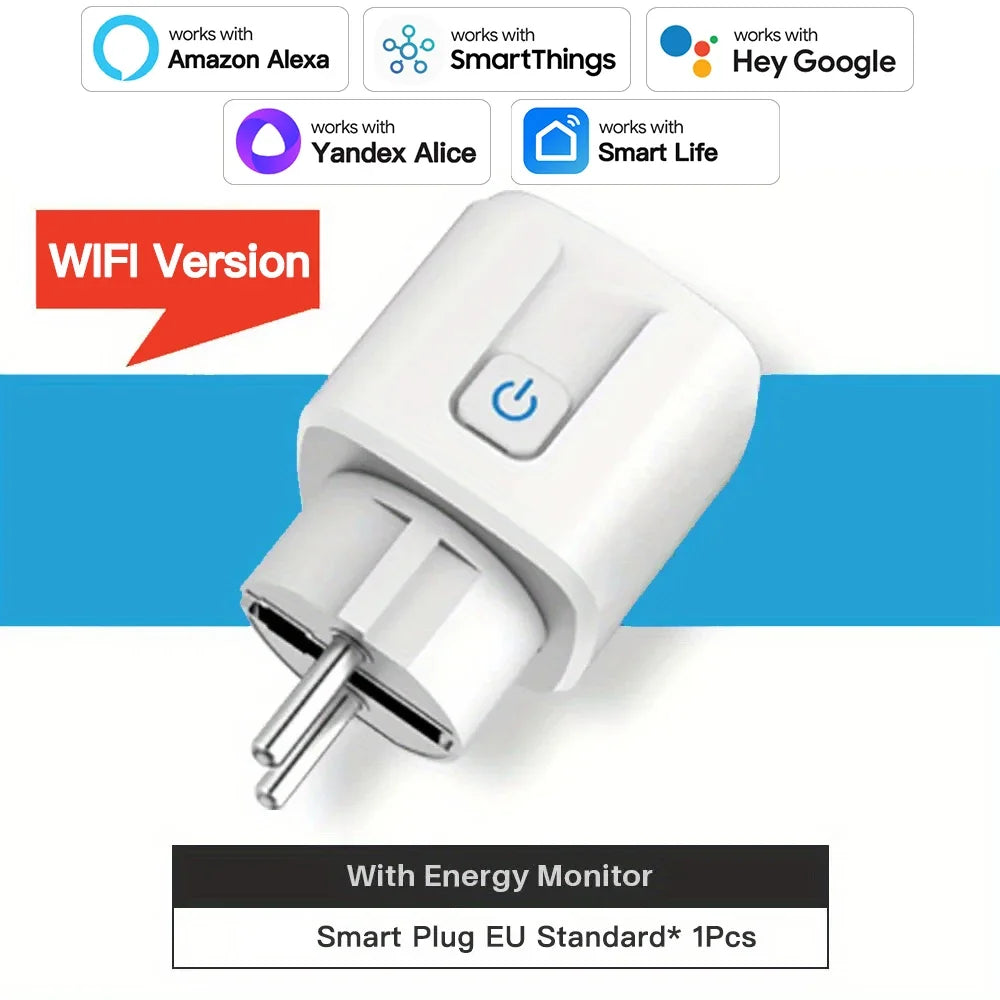 TNCE – Prise maison connectée Tuya Wi-Fi ou Zigbee avec suivi d’énergie