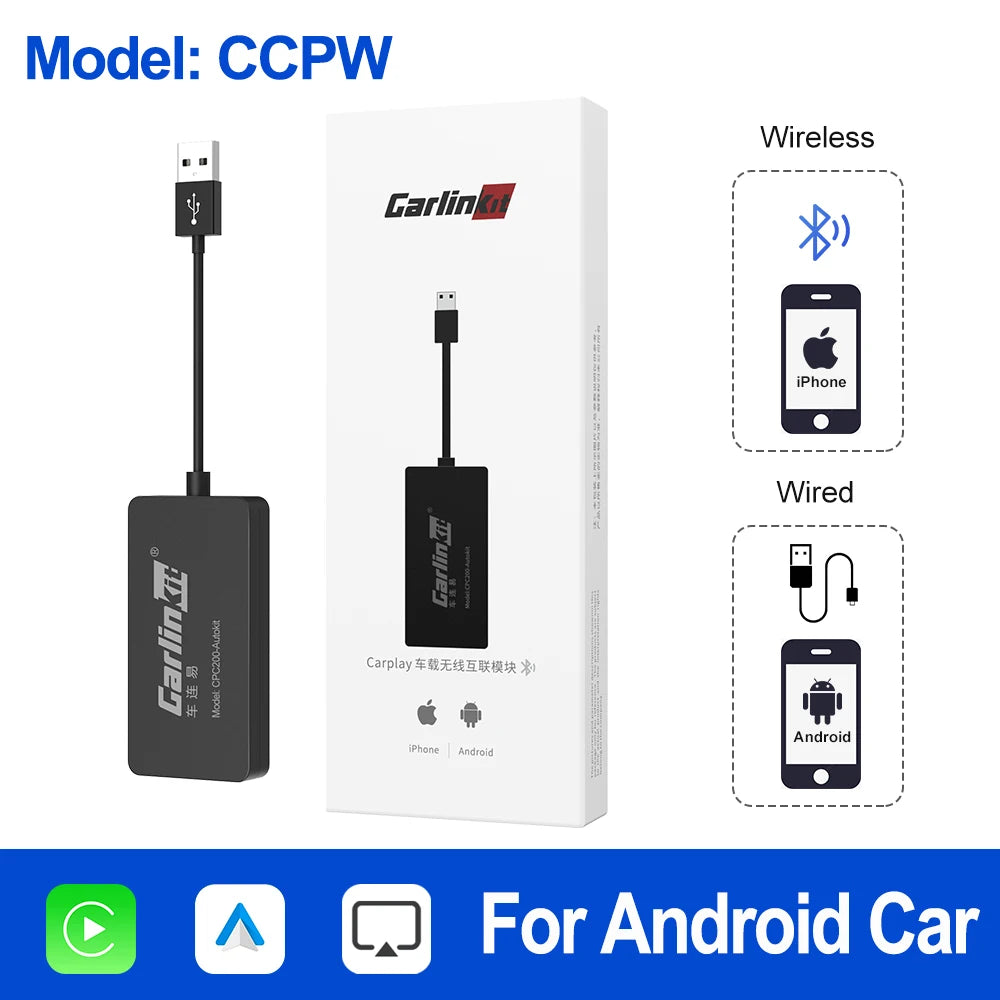 CarlinKit – Adaptateur auto CarPlay et Android Auto pour autoradio Android
