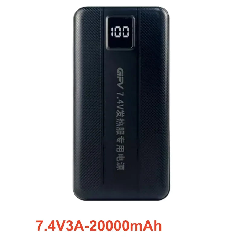 Batterie externe pour vêtement chauffant avec sorties DC et USB