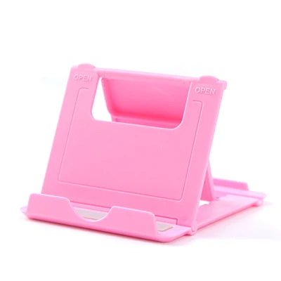 Support de bureau pliable en plastique pour téléphone