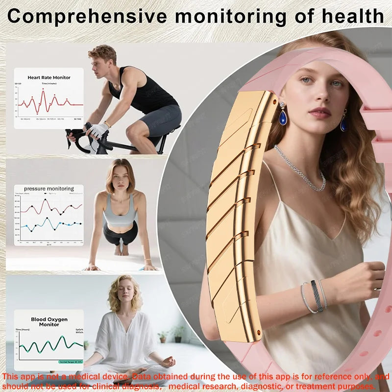 Paazomu – Bracelet connecté sport sans écran, finition au choix