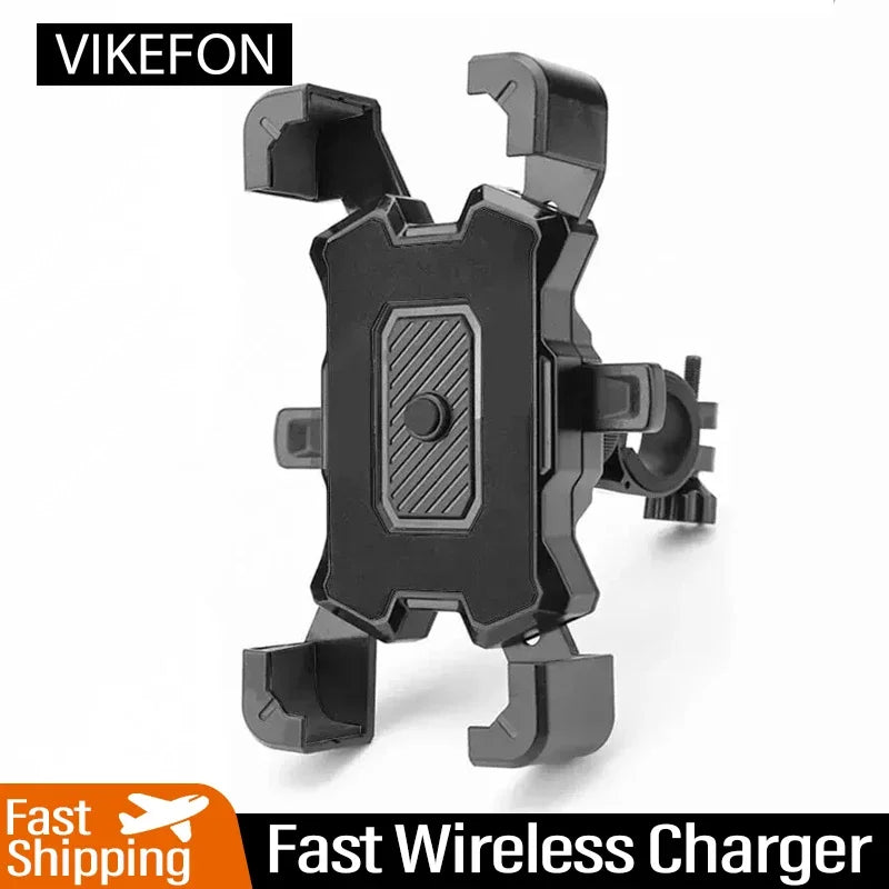 Support téléphone vélo et moto noir – Orientation à 360°
