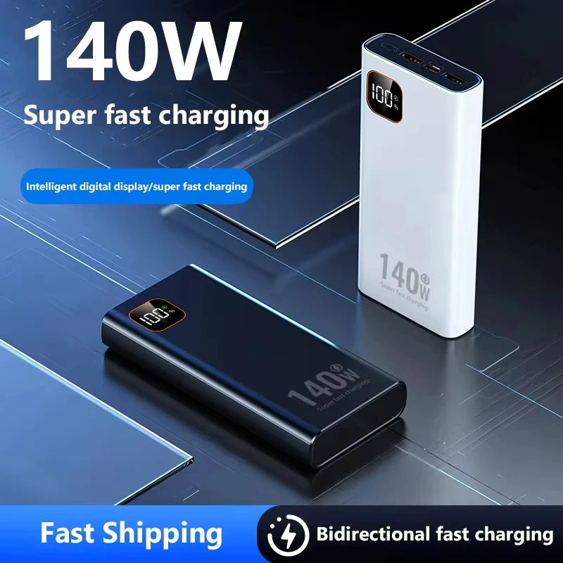 Batterie externe USB avec affichage numérique et lampe LED