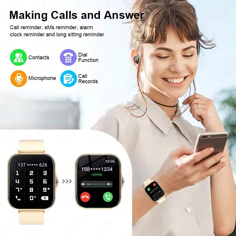 Ola Esporte – Montre connectée HryFine avec appels Bluetooth