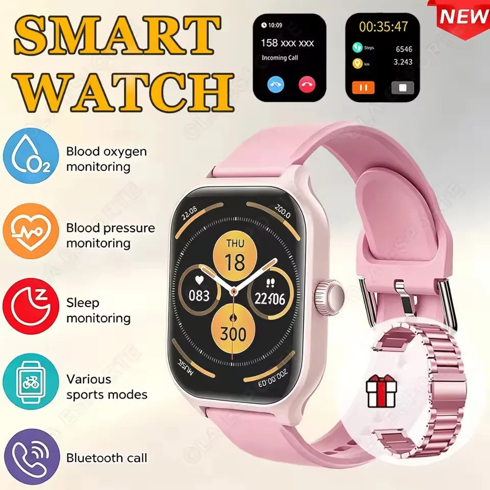 Ola Esporte – Montre ronde OLED 1,4 pouce avec appels Bluetooth