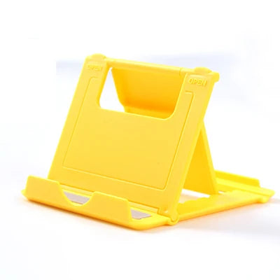 Support de bureau pliable en plastique pour téléphone
