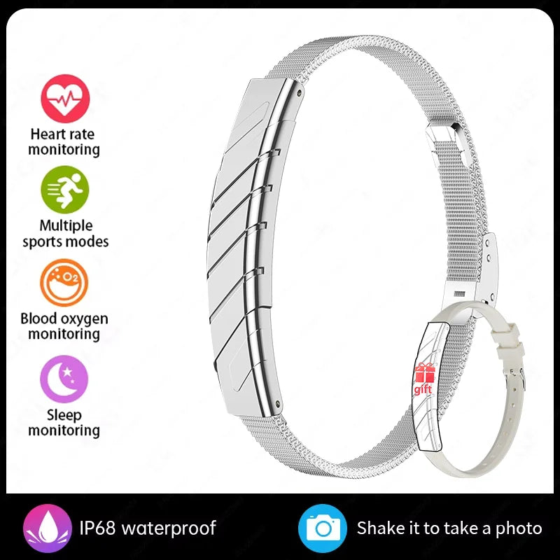Paazomu – Bracelet connecté sport sans écran, finition au choix