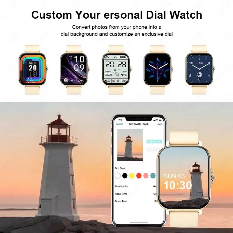 Ola Esporte – Montre connectée HryFine avec appels Bluetooth