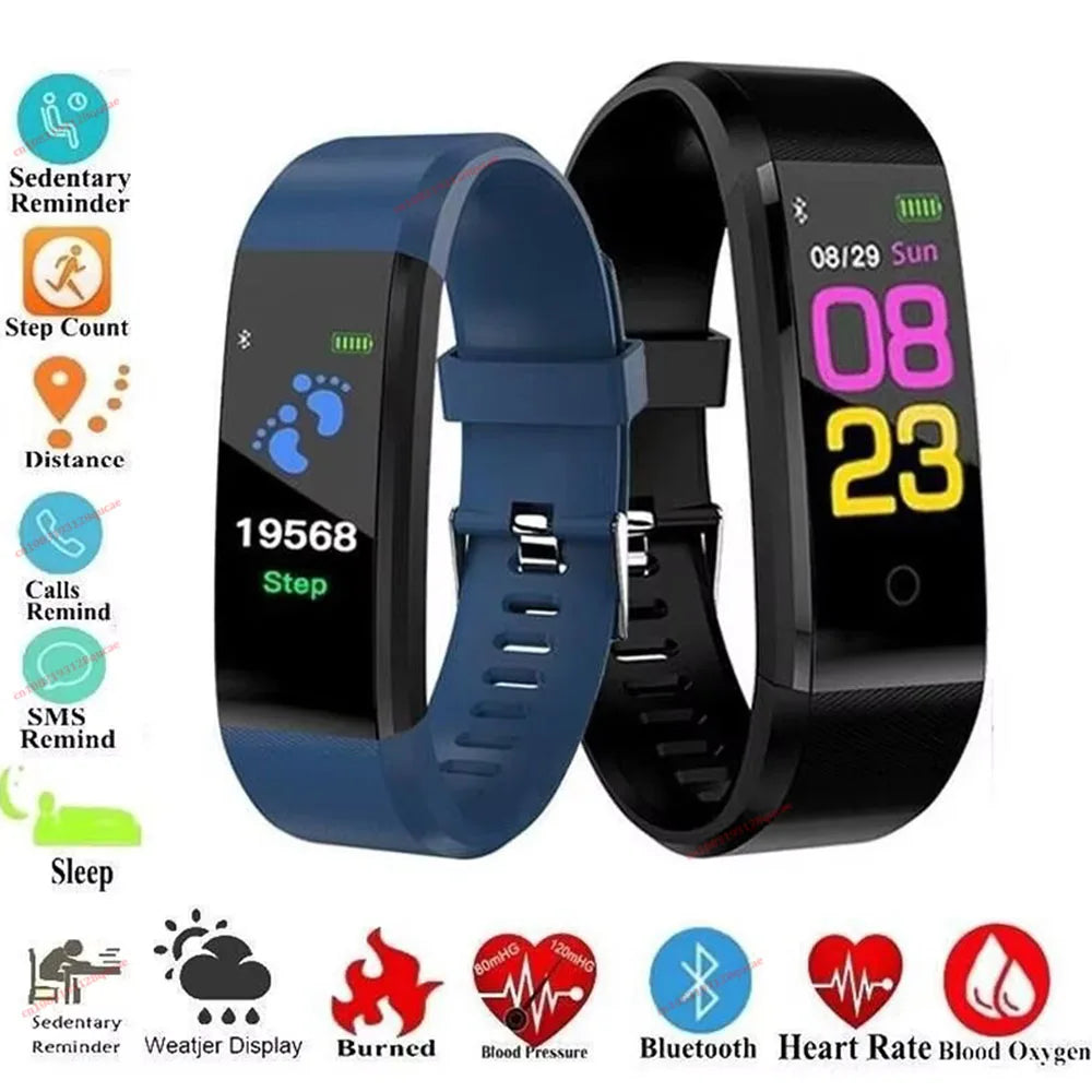 Bracelet connecté sport 0,96 pouce avec recharge USB