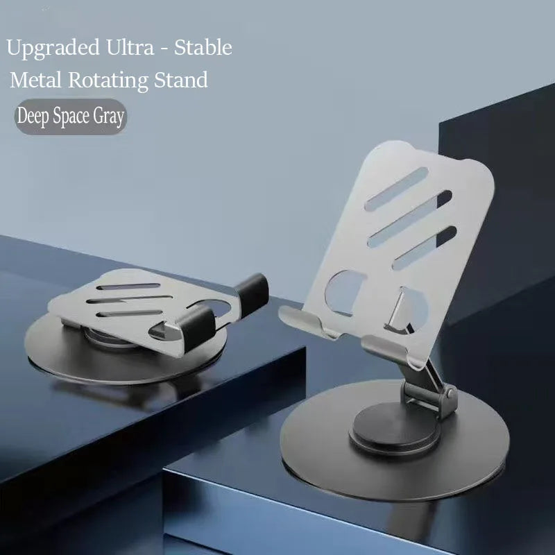 Support de bureau pliable en aluminium pour téléphone et tablette