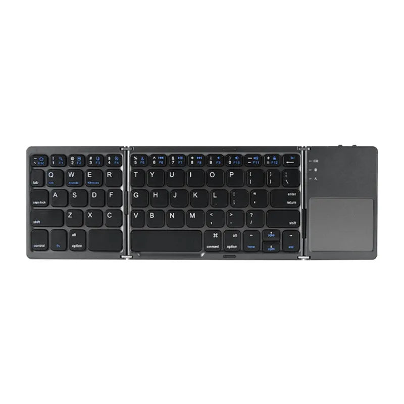 Kebidumei – Clavier Bluetooth pliable rechargeable, avec ou sans pavé tactile