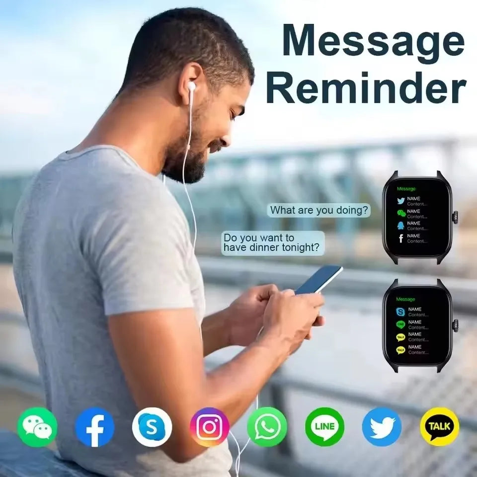 Ola Esporte – Montre ronde OLED 1,4 pouce avec appels Bluetooth