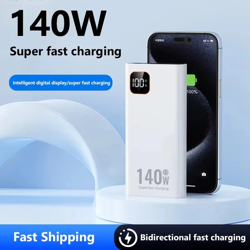 Batterie externe USB avec affichage numérique et lampe LED