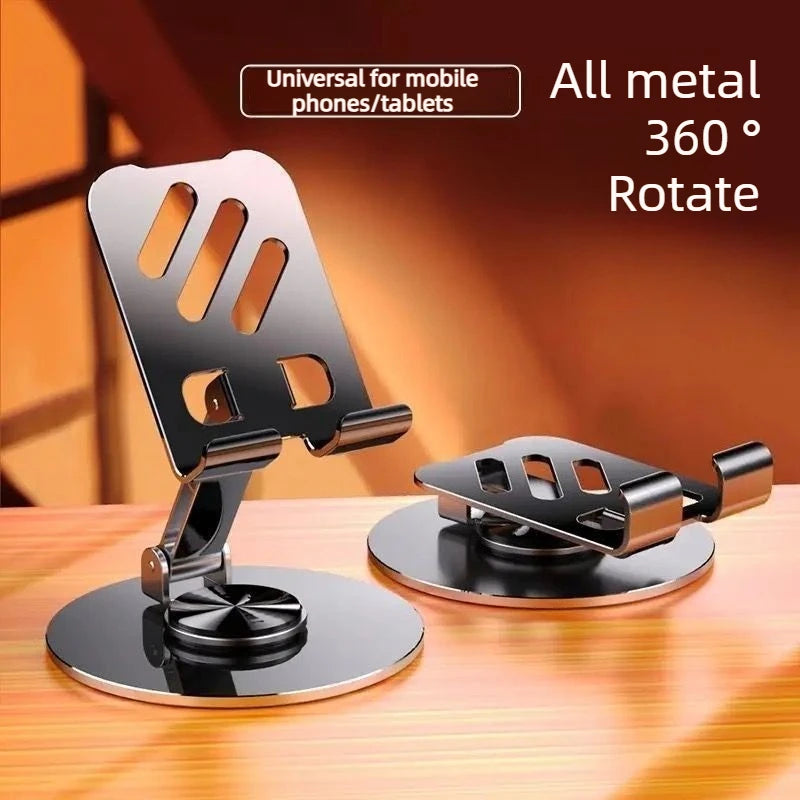 Support de bureau pliable en aluminium pour téléphone et tablette