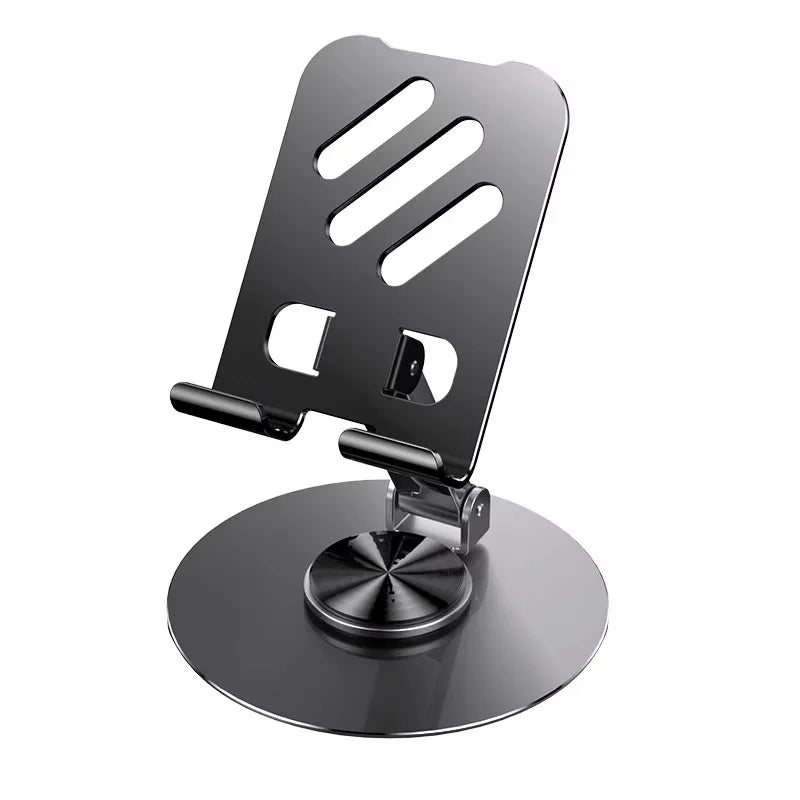 Support de bureau pliable en aluminium pour téléphone et tablette