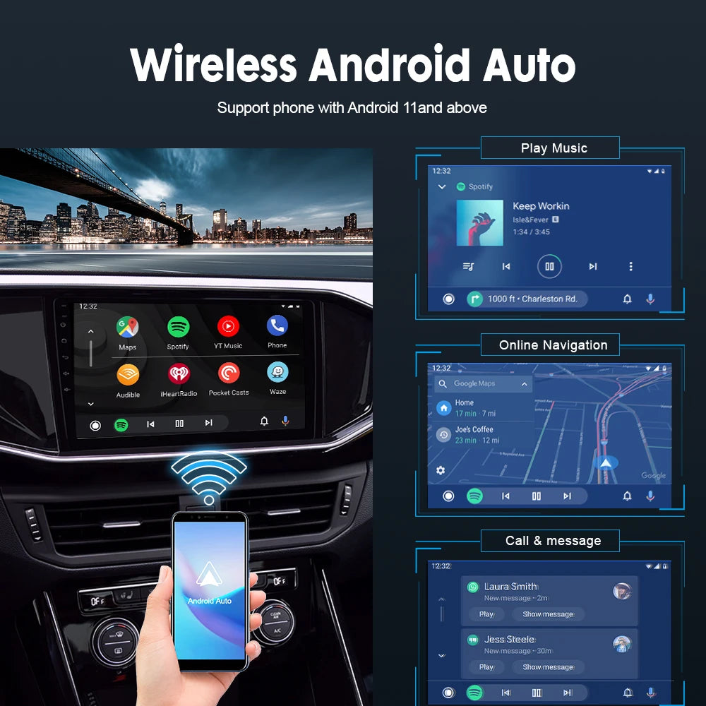CarlinKit – Adaptateur auto CarPlay et Android Auto pour autoradio Android