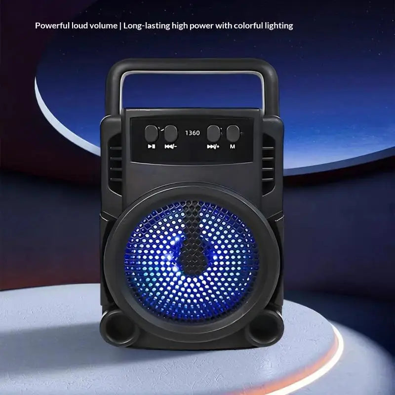 KOQZM – Enceinte Bluetooth portable au style rétro