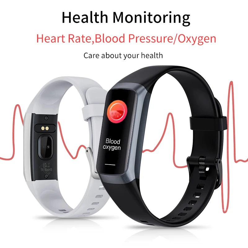 LIGE BW0459A – Bracelet connecté AMOLED 1,1 pouce