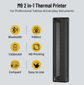 M9 – Imprimante thermique Bluetooth portable pour documents et pochoirs