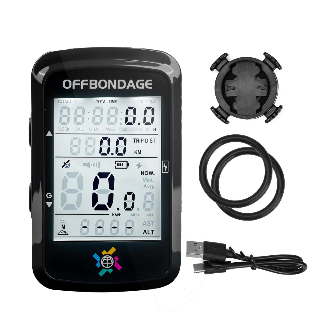 OFFBONDAGE – Compteur GPS vélo sport avec écran 2,6 pouces