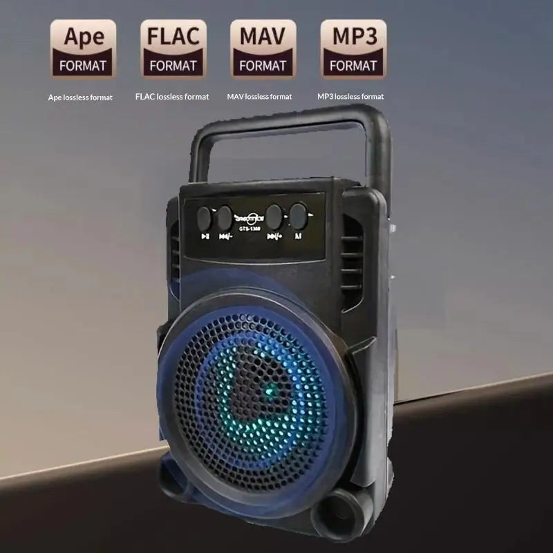 KOQZM – Enceinte Bluetooth portable au style rétro