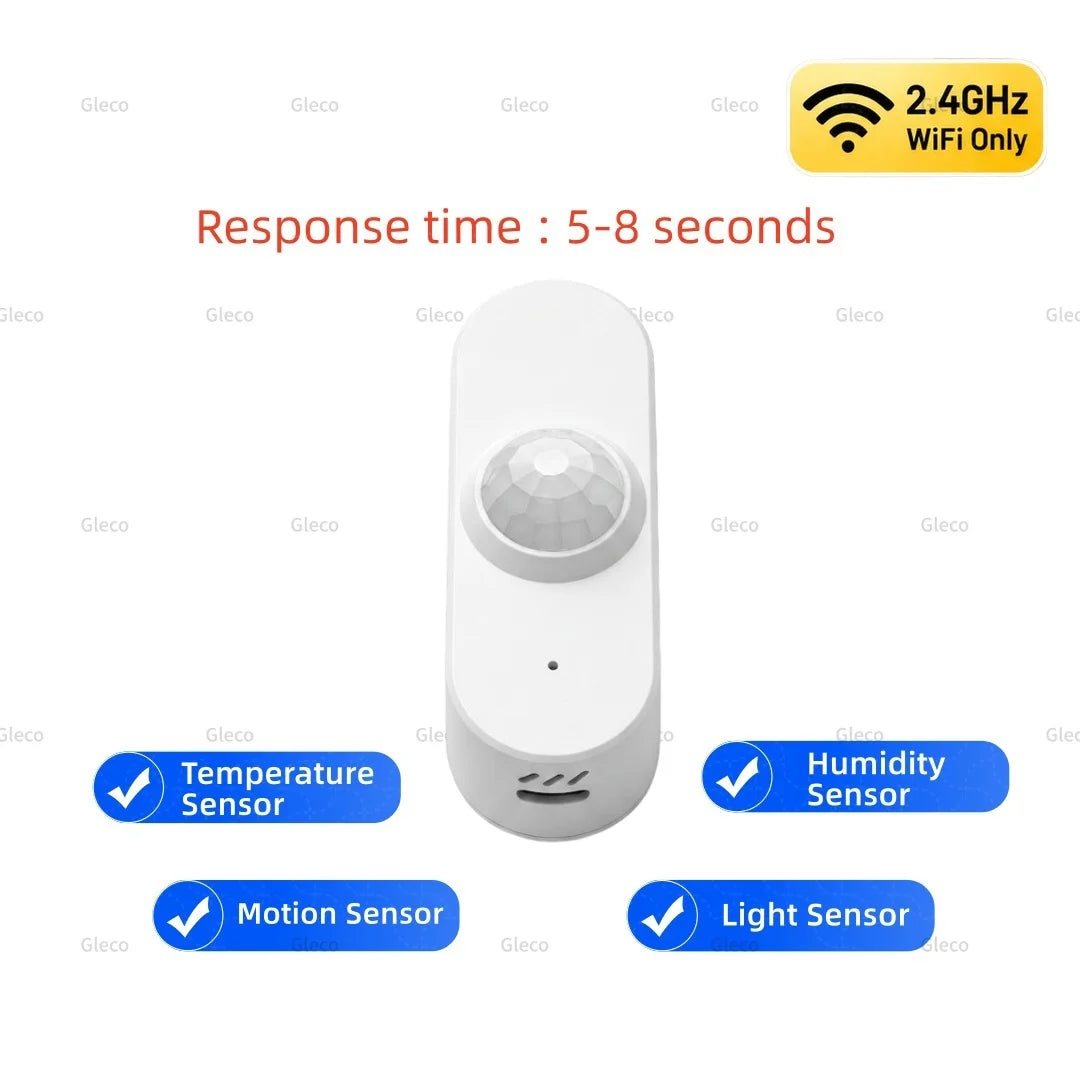 Gleco – Détecteur de mouvement Wi-Fi Tuya pour maison connectée
