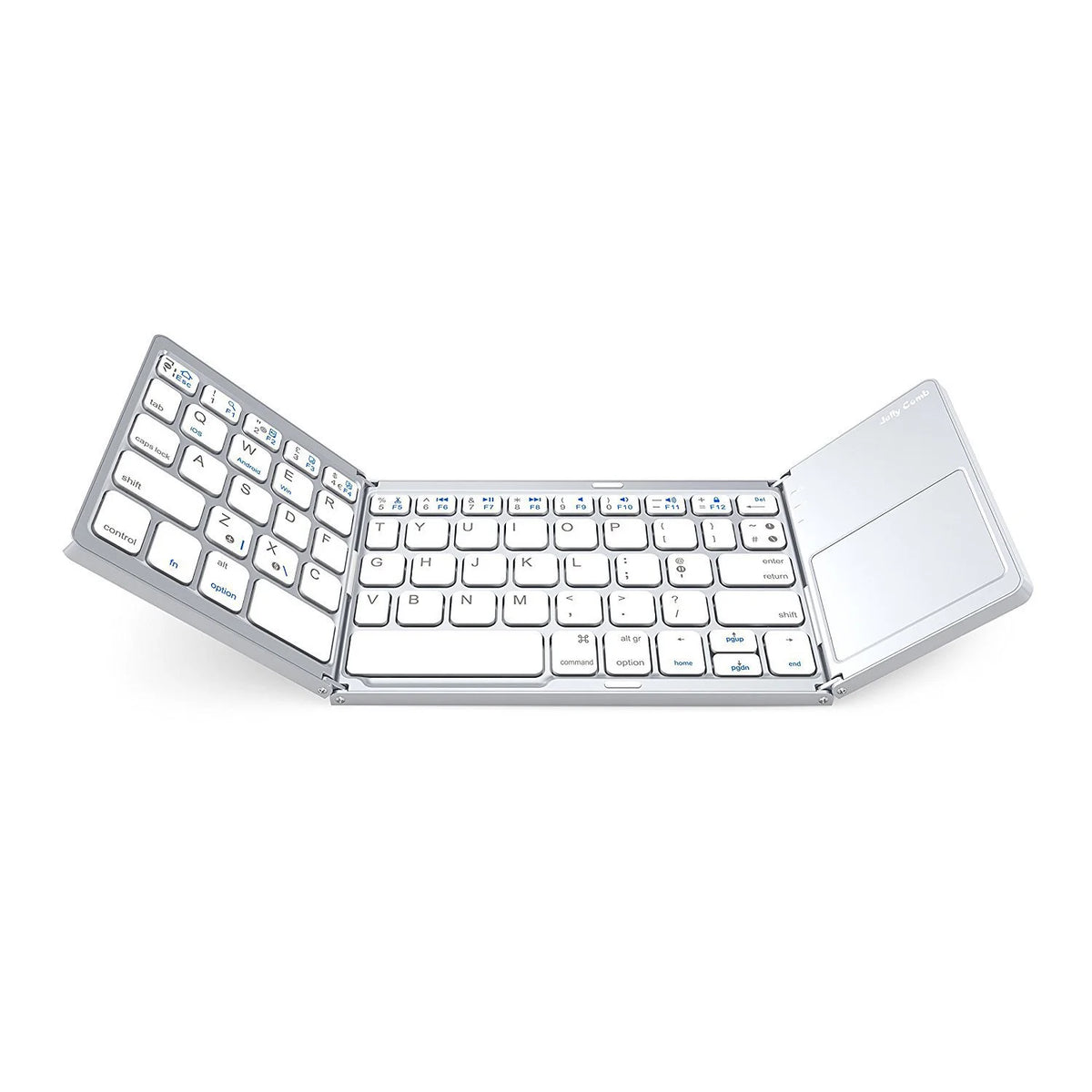 B033 – Clavier Bluetooth pliable avec pavé tactile annoncé, langue au choix