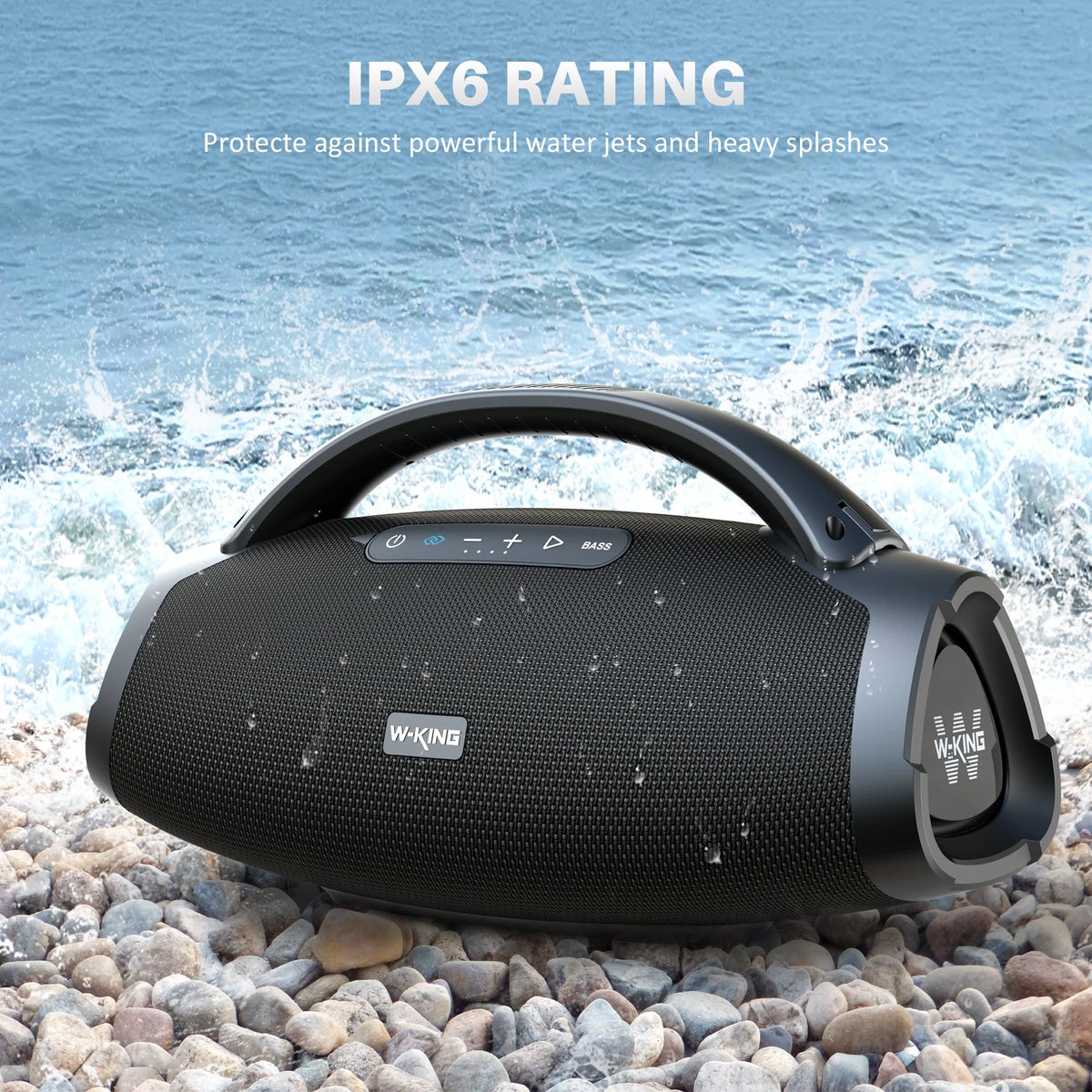 W-KING D20 – Enceinte Bluetooth 5.4 avec fonction karaoké