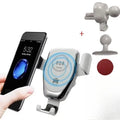 Support téléphone auto avec recharge sans fil – Noir ou blanc