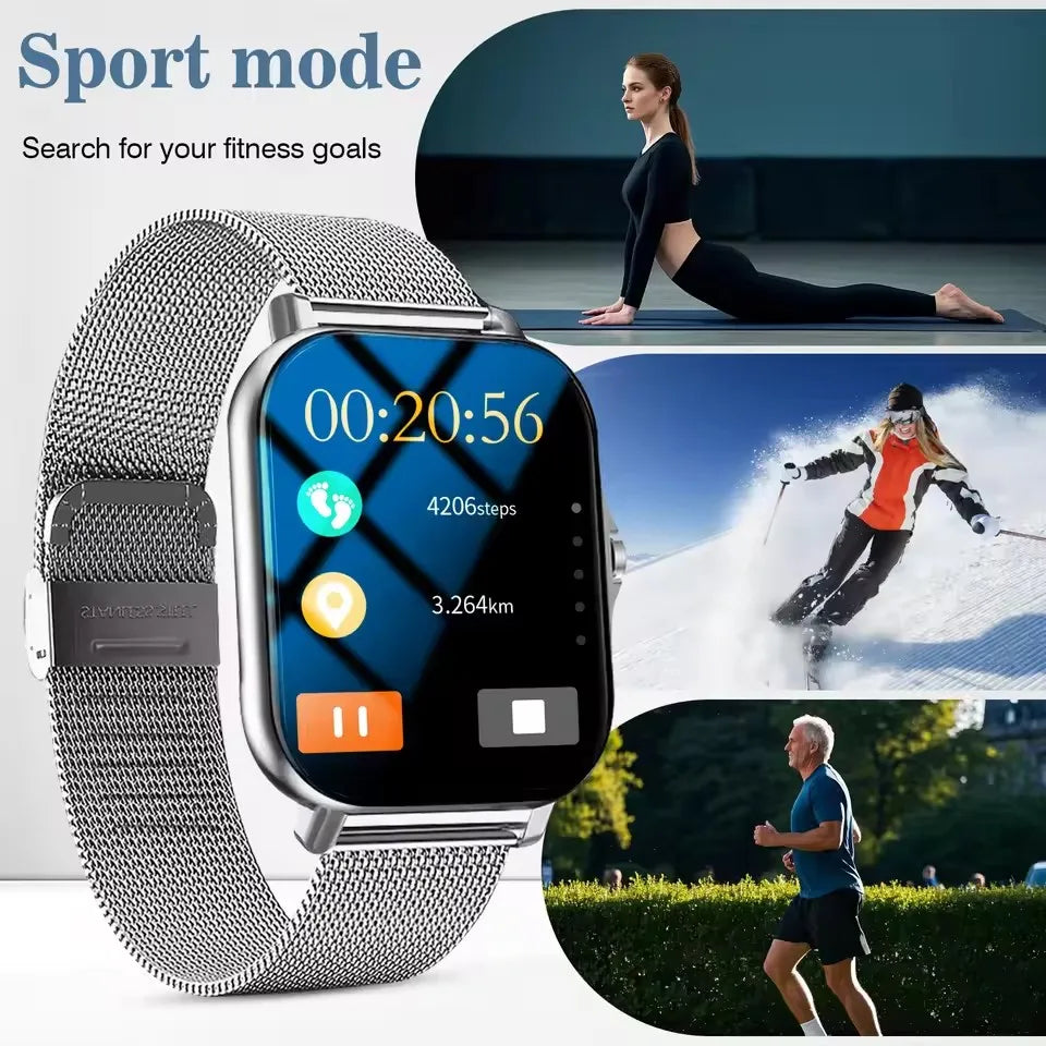 Ola Esporte – Montre connectée 2,02 pouces avec appels Bluetooth