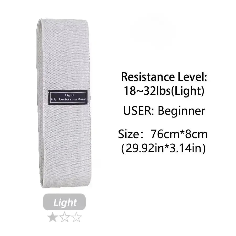 Bandes de résistance fitness en tissu – À l’unité ou lot de 3