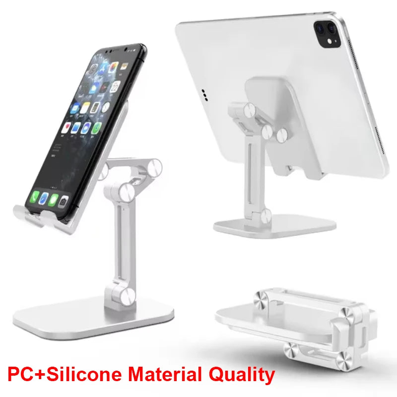 YANGGLOB – Support de bureau pliable à trois sections pour téléphone
