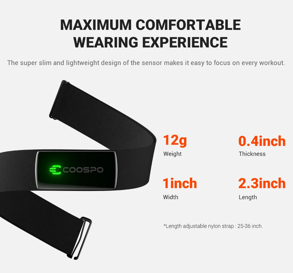 H9Z – Ceinture cardio sport rechargeable, Bluetooth et ANT+ annoncés