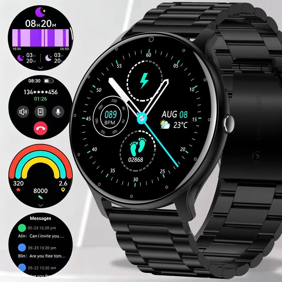Ola Esporte – Montre connectée ronde avec suivi d’activité