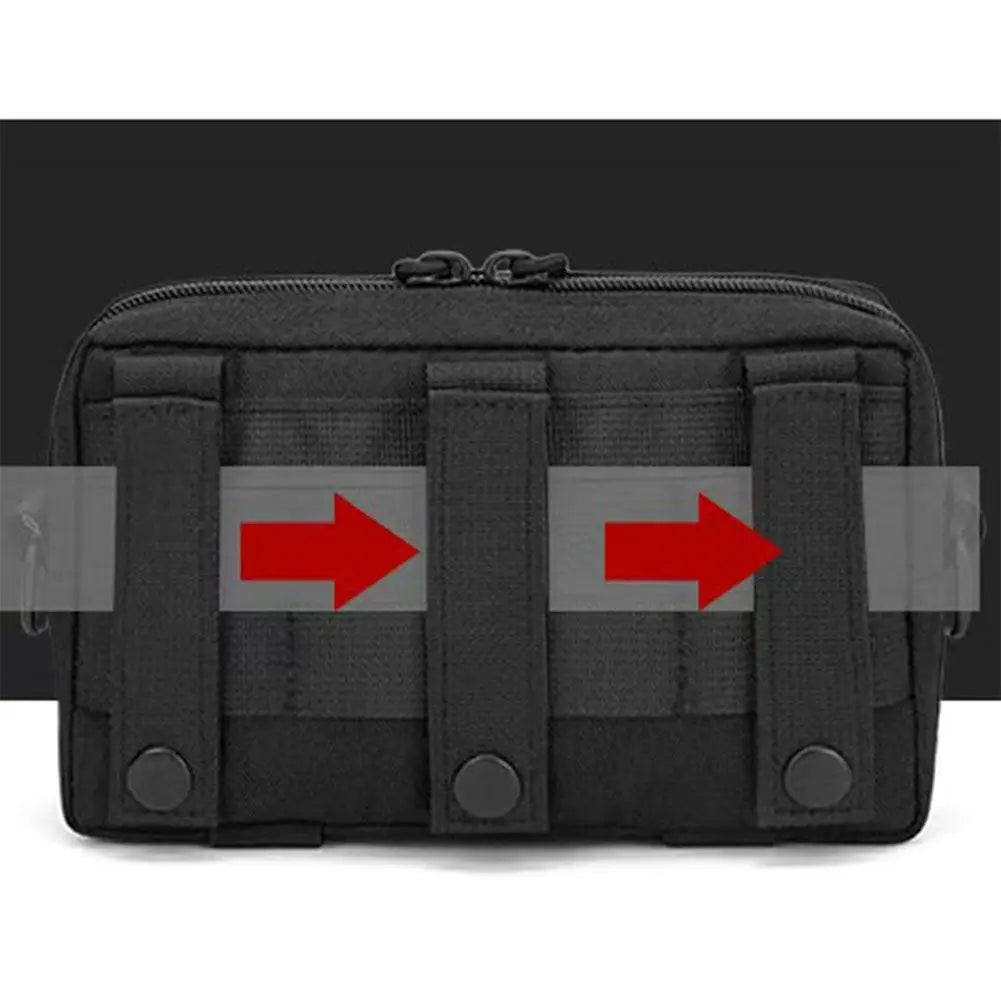 Pochette de sport pour téléphone – Fixation ceinture ou sac, 19 cm