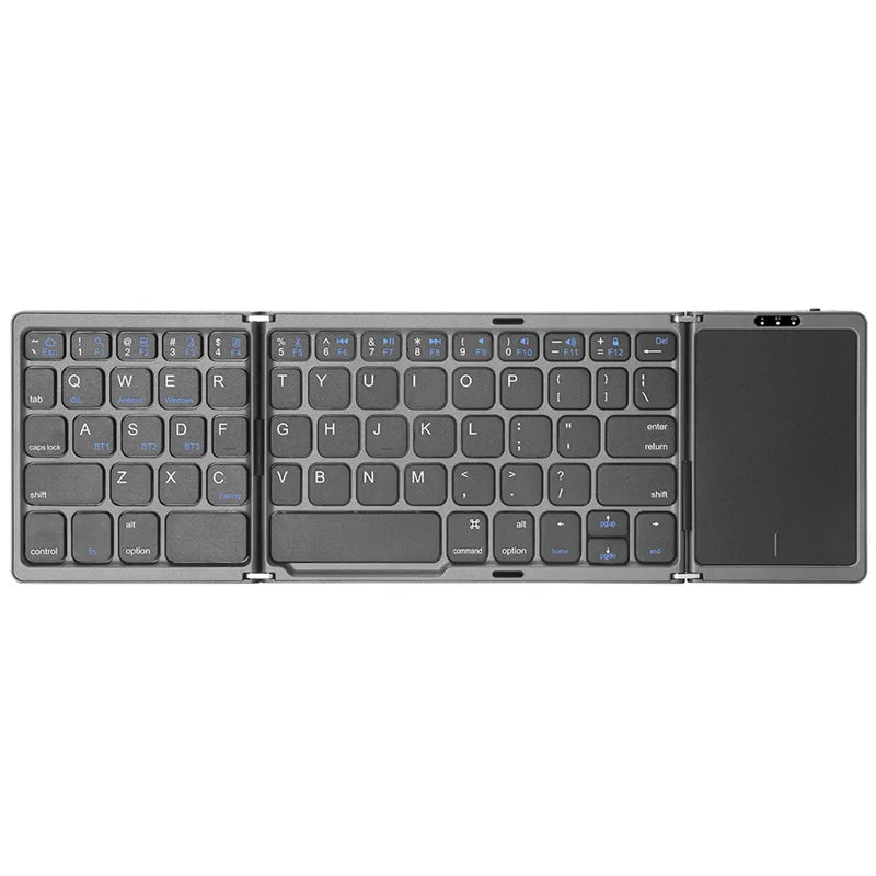 Kebidumei – Clavier Bluetooth pliable rechargeable, avec ou sans pavé tactile