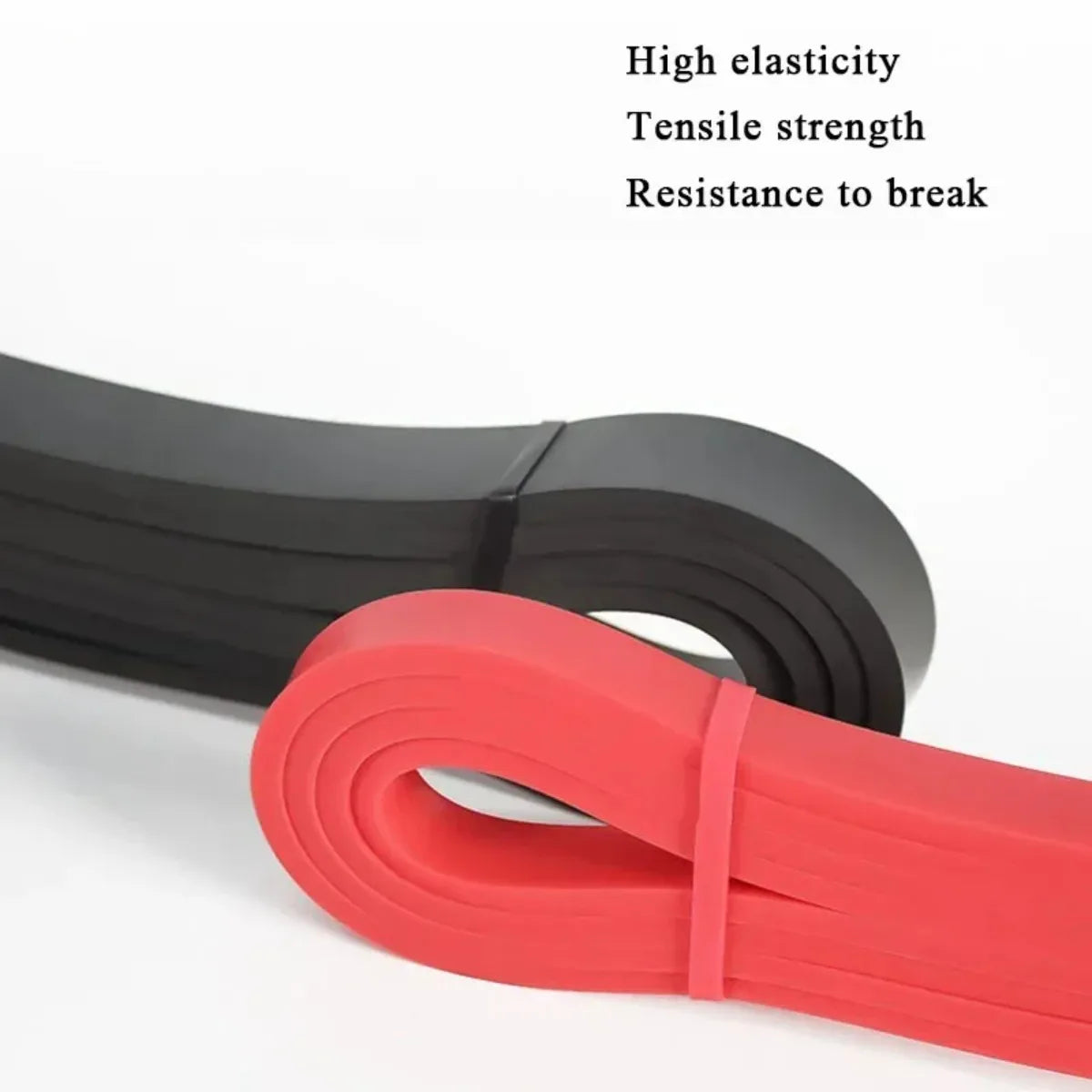 Bande de résistance fitness en TPE – Couleur et niveau au choix