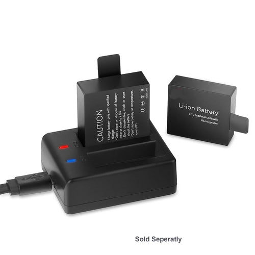 Caméra sport Wi-Fi avec télécommande RF et accessoires