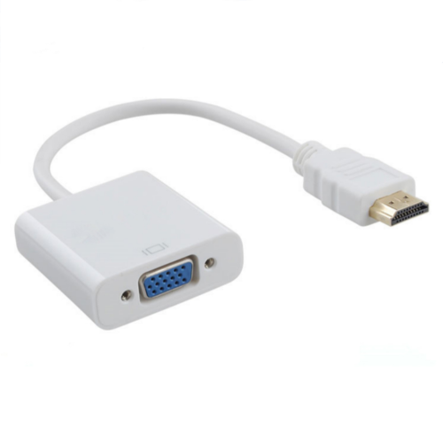 Adaptateur HDMI vers VGA 1080P – Plug & Play, Compatible PC, PS4, Xbox, Projecteur