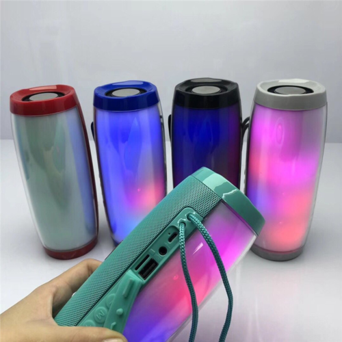Enceinte Bluetooth Portable Stéréo 2x5W avec LED – Bluetooth 4.2, Carte TF, AUX
