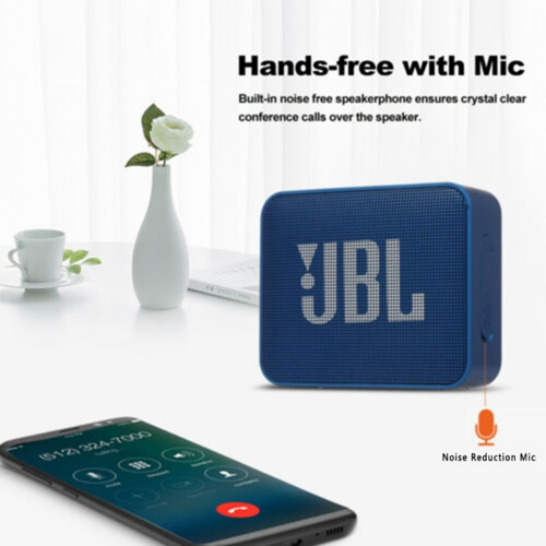 Enceinte Bluetooth JBL GO 2 IPX7 Étanche Outdoor – Micro Intégré, 5h d'Autonomie